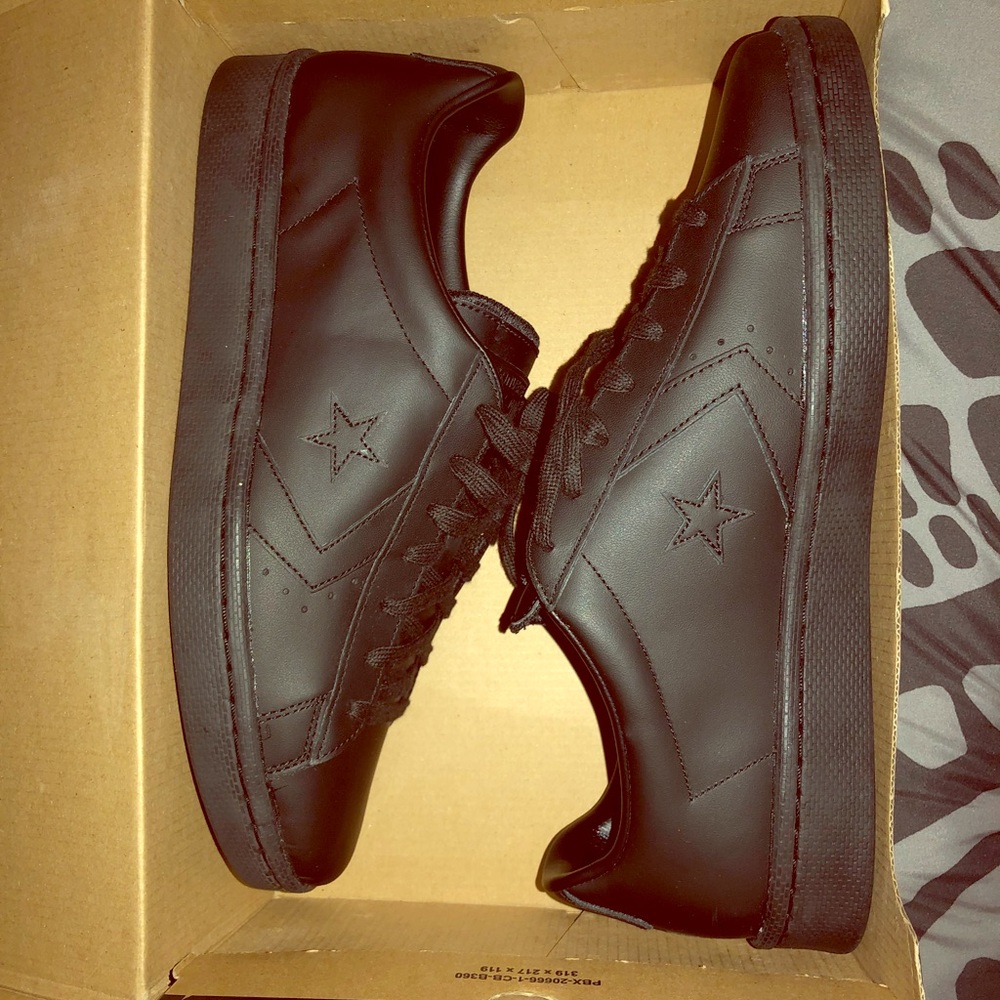 NIB Black Converse Shoes